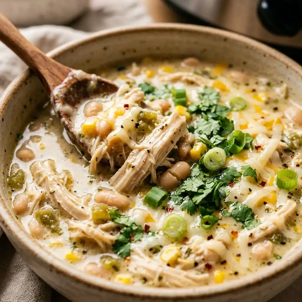 White Chicken Chili Creamy Crockpot